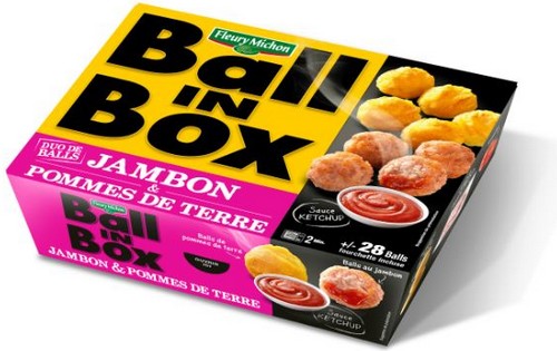 Naming : Ball In Box, les boulettes de pomme de terre Fleury Michon