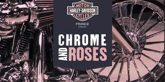 Chrome and Roses, Harley Davidson
